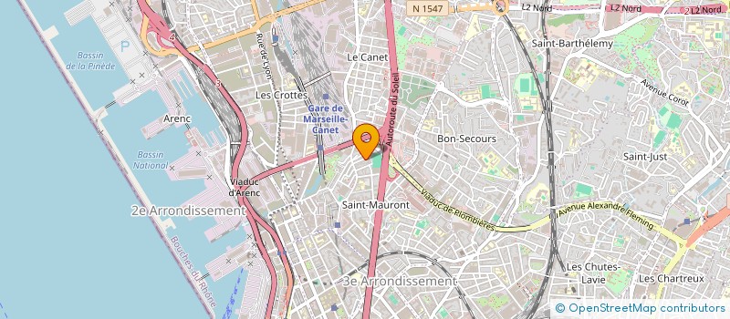 localisation de l'entreprise MONSIEUR ALEXIS JAUFFRET à MARSEILLE