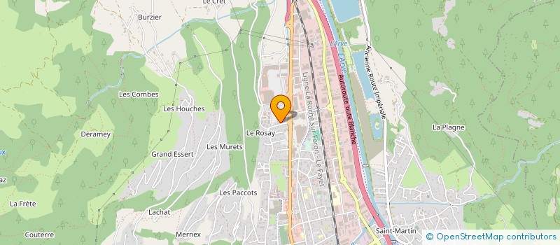 localisation de l'entreprise MONSIEUR ALEXIS JIGUET-COVEX à SALLANCHES