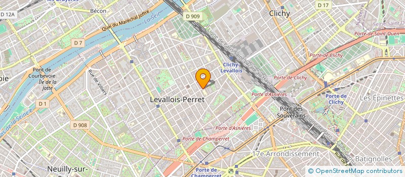 localisation de l'entreprise MONSIEUR ALEXIS JOBELOT à LEVALLOIS-PERRET