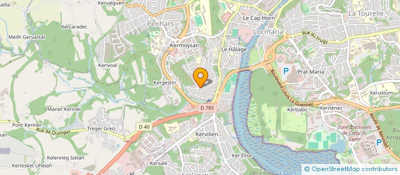 localisation de l'entreprise MONSIEUR ALEXIS JOLIVET à QUIMPER