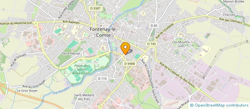 localisation de l'entreprise MONSIEUR ALEXIS JOLY à FONTENAY LE COMTE
