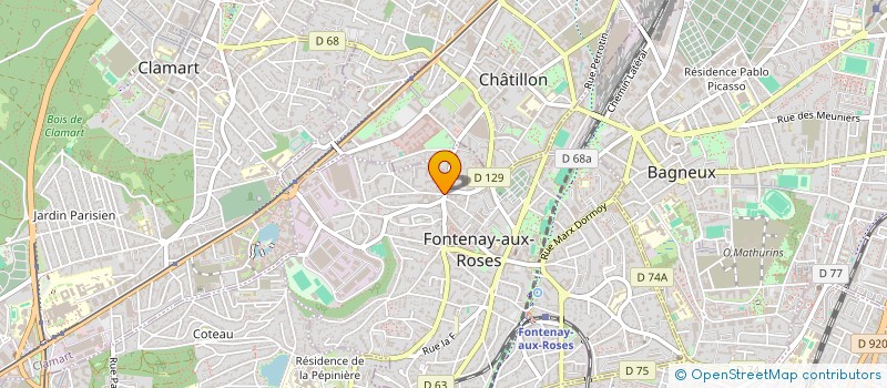 localisation de l'entreprise MONSIEUR ALEXIS JOLY à FONTENAY-AUX-ROSES