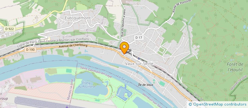 localisation de l'entreprise MONSIEUR ALEXIS JOYEZ  VAUX-SUR-SEINE