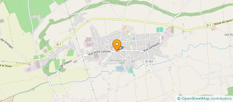 localisation de l'entreprise MONSIEUR ALEXIS JUEN  ANNEYRON