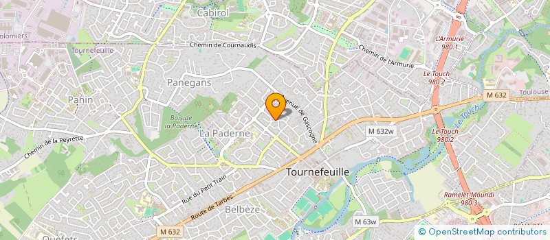 localisation de l'entreprise MONSIEUR ALEXIS JULIA  TOURNEFEUILLE