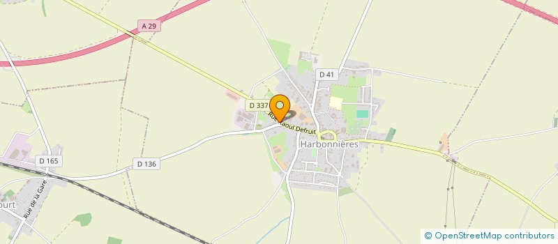 localisation de l'entreprise MONSIEUR ALEXIS KAISER  HARBONNIERES