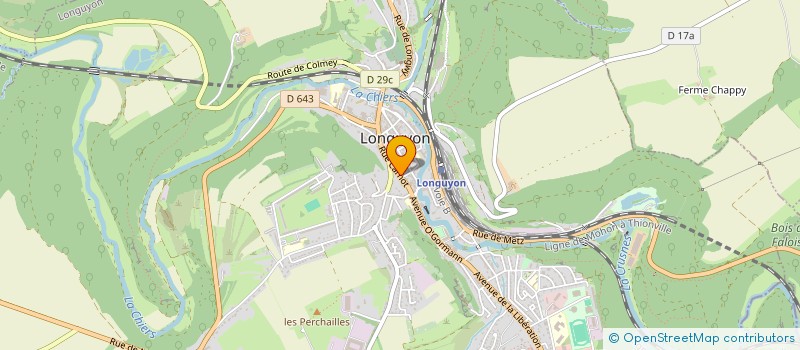 localisation de l'entreprise MONSIEUR ALEXIS KIEFFER  LONGUYON