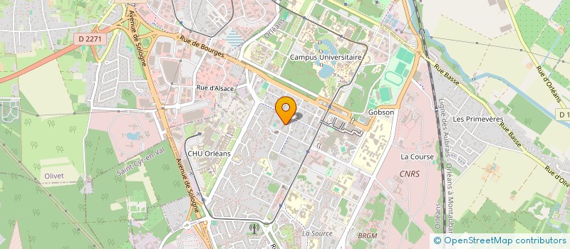 localisation de l'entreprise MONSIEUR ALEXIS LABROSSE à ORLEANS