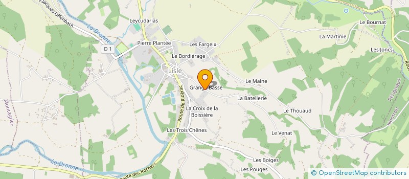 localisation de l'entreprise MONSIEUR ALEXIS LADANNE  LISLE