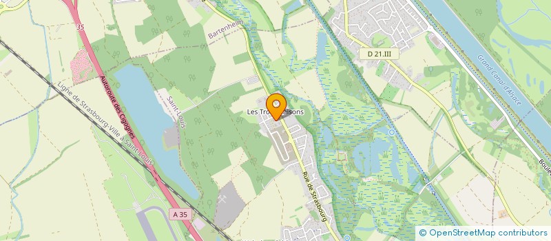 localisation de l'entreprise MONSIEUR ALEXIS LAKOMIAK  SAINT-LOUIS