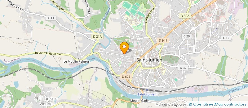 localisation de l'entreprise MONSIEUR ALEXIS LAMAUD à SAINT-JUNIEN