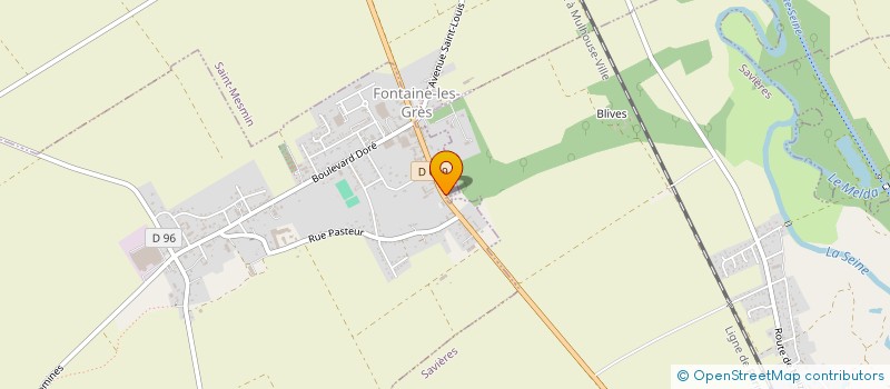 localisation de l'entreprise MONSIEUR ALEXIS LAMONTAGNE  MILLY-LA-FORET