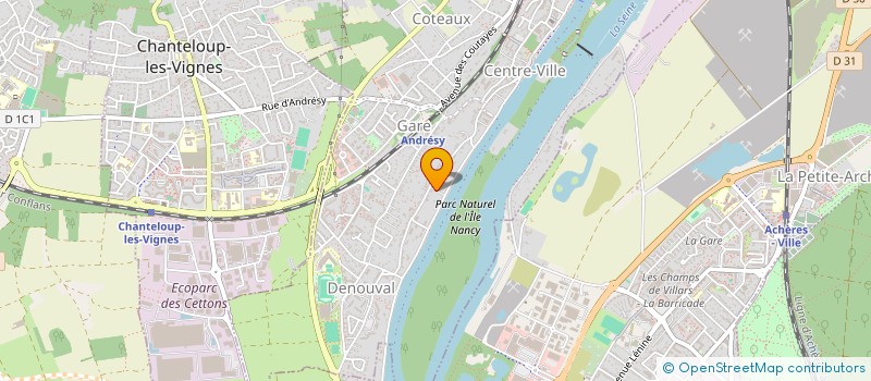 localisation de l'entreprise MONSIEUR ALEXIS LAMORLETTE  CHANTELOUP-LES-VIGNES