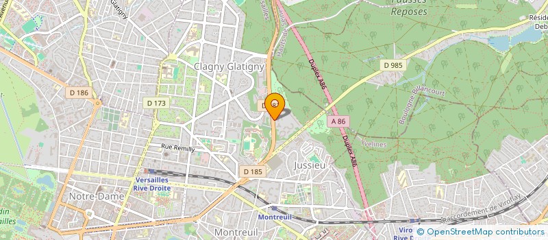 localisation de l'entreprise MONSIEUR ALEXIS LANCEPLAINE à VERSAILLES