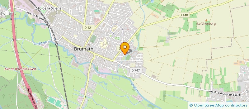 localisation de l'entreprise MONSIEUR ALEXIS LANDWERLIN  BRUMATH