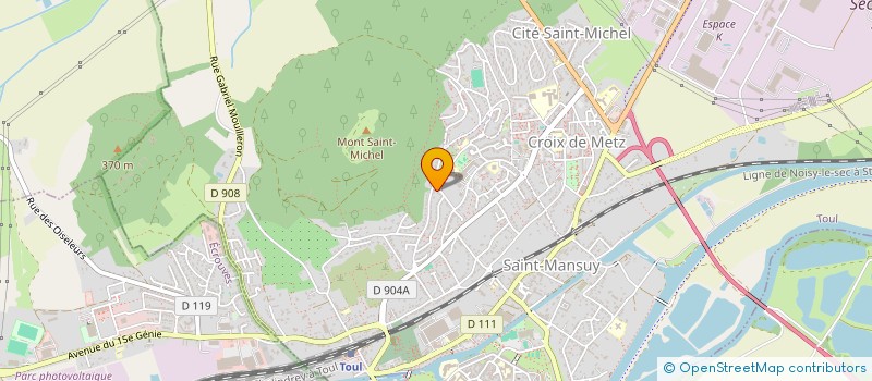 localisation de l'entreprise MONSIEUR ALEXIS LAPOINTE  TOUL