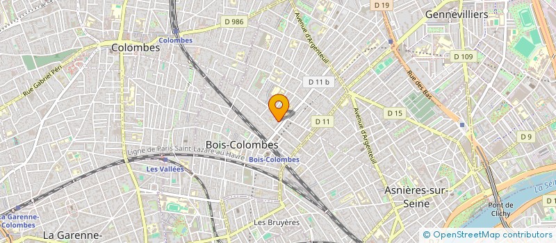 localisation de l'entreprise MONSIEUR ALEXIS LASZCZUK à BOIS-COLOMBES