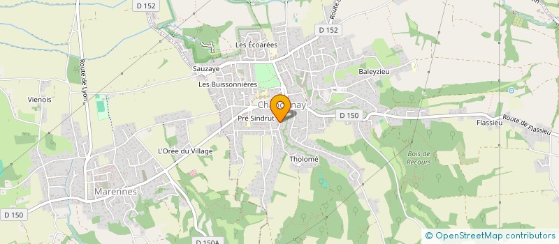 localisation de l'entreprise MONSIEUR ALEXIS LAURIER  CHAPONNAY