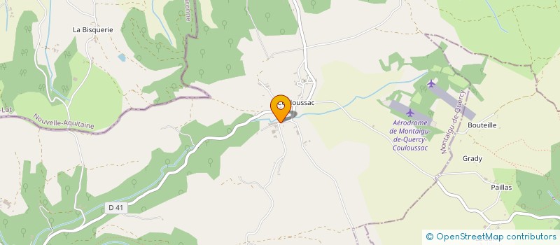 localisation de l'entreprise MONSIEUR ALEXIS LAVABRE  MONTAIGU-DE-QUERCY