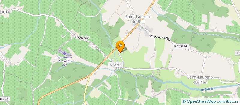 localisation de l'entreprise MONSIEUR ALEXIS LE CHAPELAIN à SAINT-LAURENT-DU-BOIS