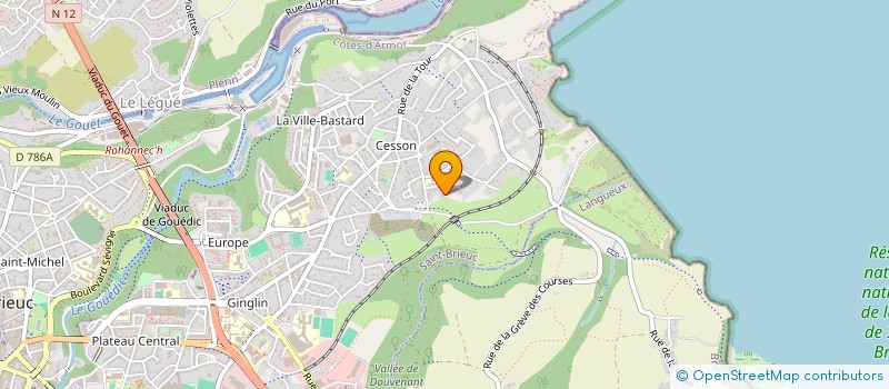 localisation de l'entreprise MONSIEUR ALEXIS LE COQ à SAINT-BRIEUC