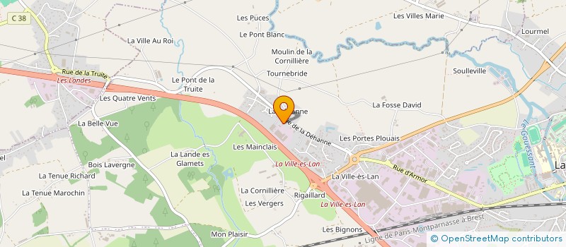 localisation de l'entreprise MONSIEUR ALEXIS LE CORRE à LAMBALLE-ARMOR