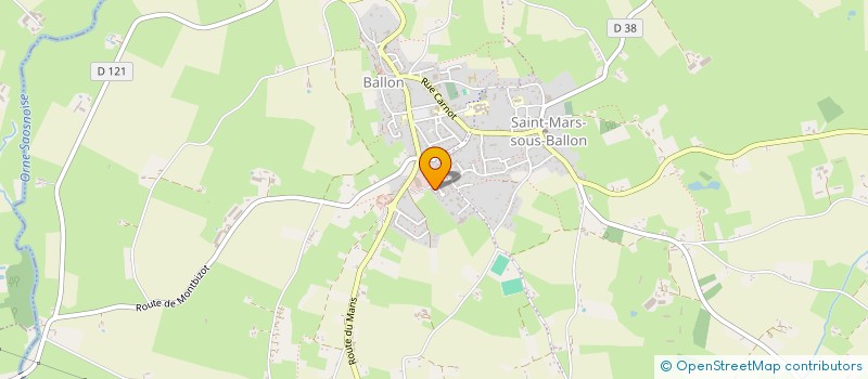 localisation de l'entreprise MONSIEUR ALEXIS LE GAGNE  SAINTE-SABINE-SUR-LONGEVE