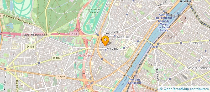 localisation de l'entreprise MONSIEUR ALEXIS LE GRAND  PARIS 16