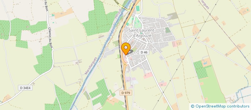 localisation de l'entreprise MONSIEUR ALEXIS LE GUILLOU  SAINT-LAURENT-D'AIGOUZE