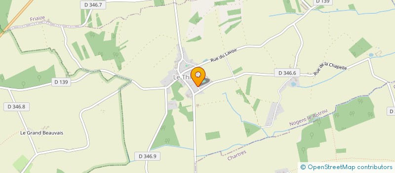 localisation de l'entreprise MONSIEUR ALEXIS LE NUE à LE THIEULIN