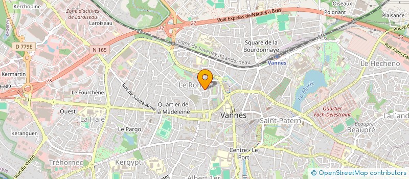 localisation de l'entreprise MONSIEUR ALEXIS LE QUINIO à VANNES