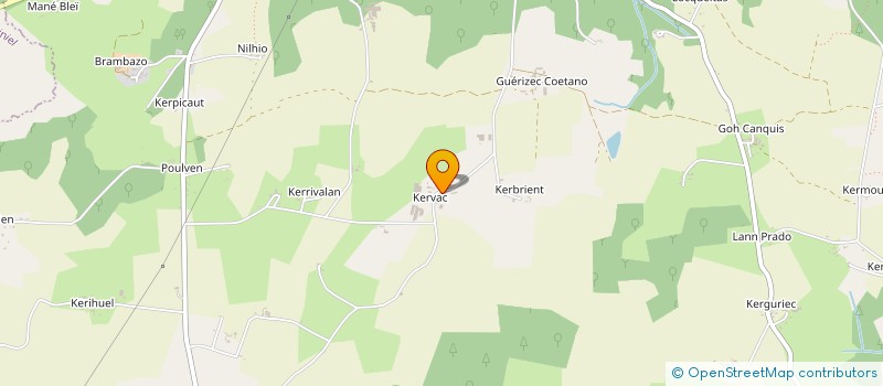 localisation de l'entreprise MONSIEUR ALEXIS LE ROUX  MALGUENAC