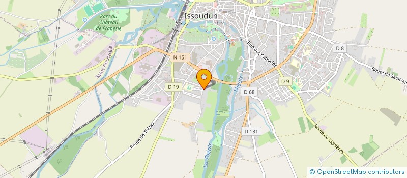 localisation de l'entreprise MONSIEUR ALEXIS LE ROY à ISSOUDUN