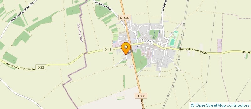 localisation de l'entreprise MONSIEUR ALEXIS LE TADIC  PUSSAY