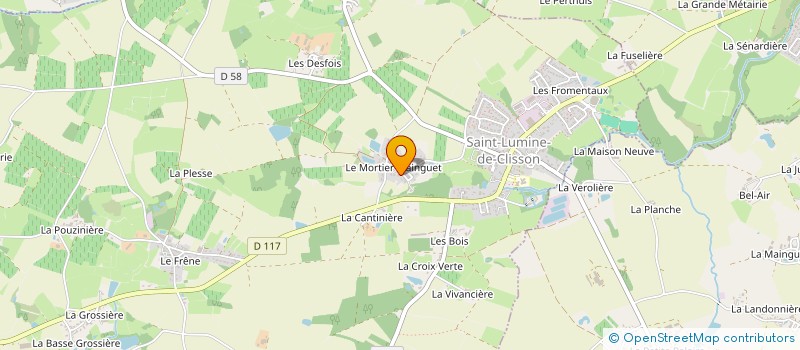 localisation de l'entreprise MONSIEUR ALEXIS LE YAOUANQ  SAINT-LUMINE-DE-CLISSON