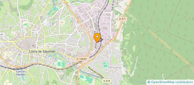 localisation de l'entreprise MONSIEUR ALEXIS LEBON à LONS-LE-SAUNIER