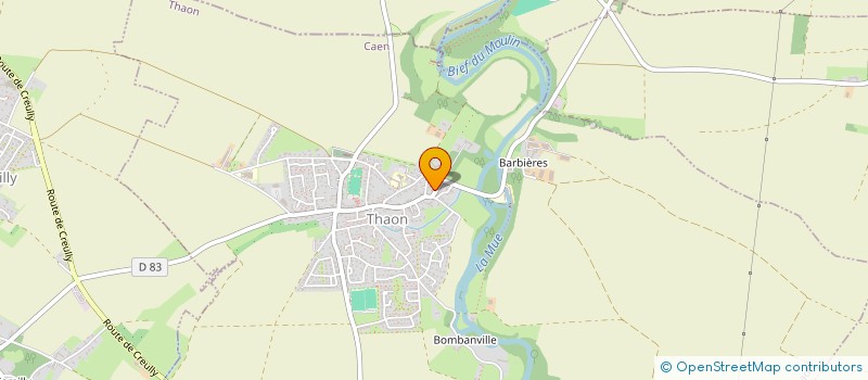 localisation de l'entreprise MONSIEUR ALEXIS LEBOSSE  THAON