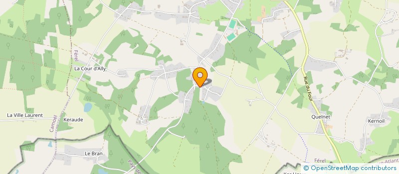 localisation de l'entreprise MONSIEUR ALEXIS LEBRETON  FEREL