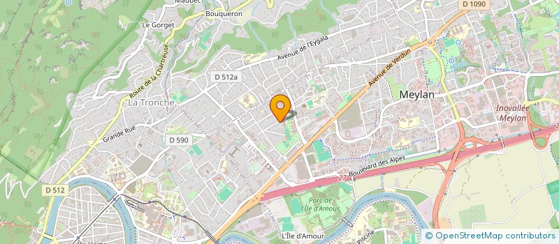 localisation de l'entreprise MONSIEUR ALEXIS LECANU  VILLARD-BONNOT