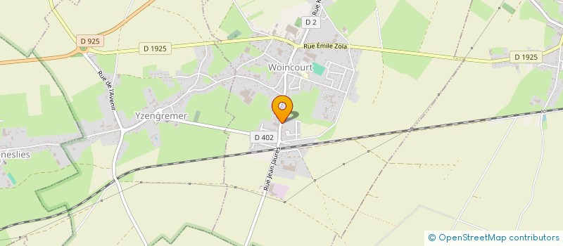 localisation de l'entreprise MONSIEUR ALEXIS LECOMTE  WOINCOURT