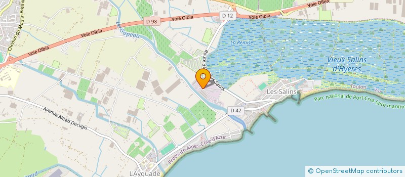 localisation de l'entreprise MONSIEUR ALEXIS LEDEZ à HYERES