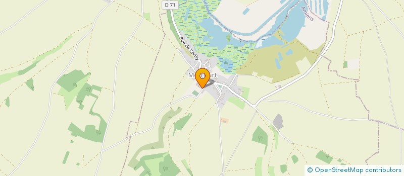 localisation de l'entreprise MONSIEUR ALEXIS LEDOUX  MORCOURT