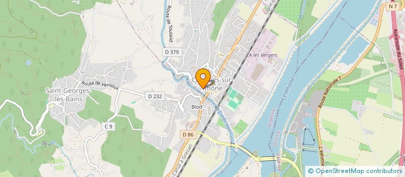 localisation de l'entreprise MONSIEUR ALEXIS LEFEBVRE à CHARMES-SUR-RHONE