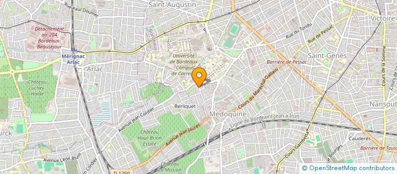 localisation de l'entreprise MONSIEUR ALEXIS LEGRAND  BORDEAUX