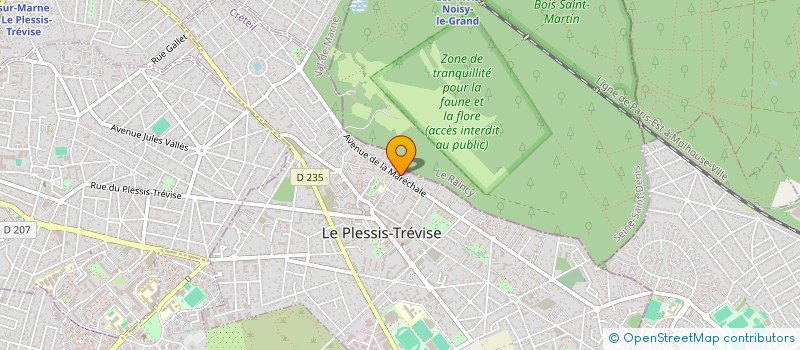 localisation de l'entreprise MONSIEUR ALEXIS LEGRAND à LE PLESSIS-TREVISE
