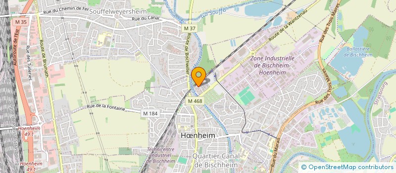 localisation de l'entreprise MONSIEUR ALEXIS LEGRAND  HNHEIM