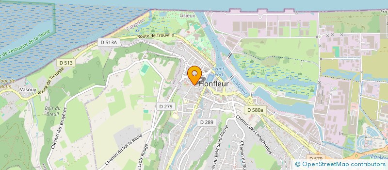 localisation de l'entreprise MONSIEUR ALEXIS LEHERQUIER  HONFLEUR