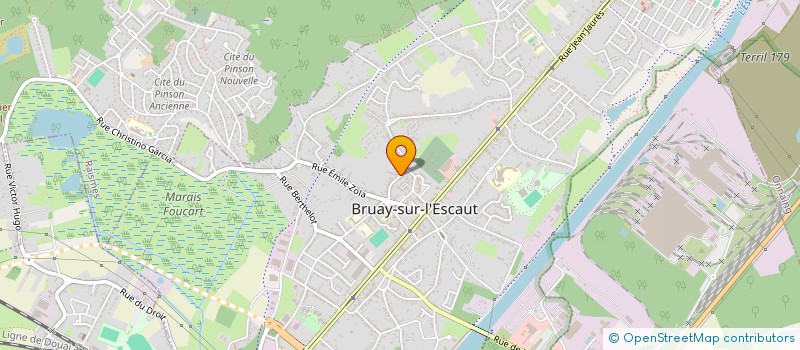 localisation de l'entreprise MONSIEUR ALEXIS LELEUX  BRUAY-SUR-L'ESCAUT