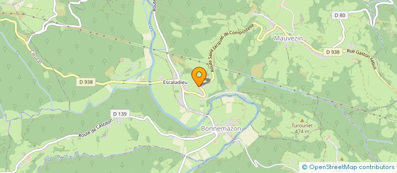 localisation de l'entreprise MONSIEUR ALEXIS LELOUP  MAUVEZIN