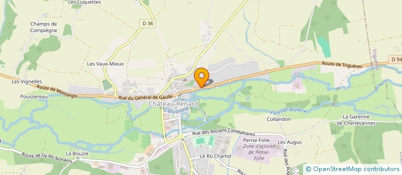 localisation de l'entreprise MONSIEUR ALEXIS LEMINCE à CHATEAU-RENARD